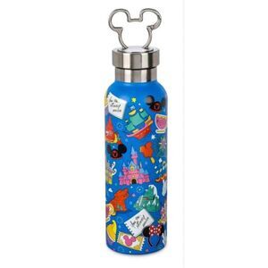 Disney Micky Mouse Stainless Steel Water Bottle With Clip 19 oz / 560 ml